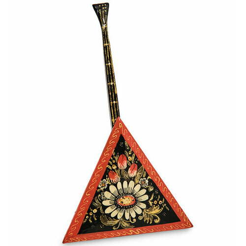 Шкатулка Балалайка бол. ШК-15/ 3-D (ручная работа) 113-7010406