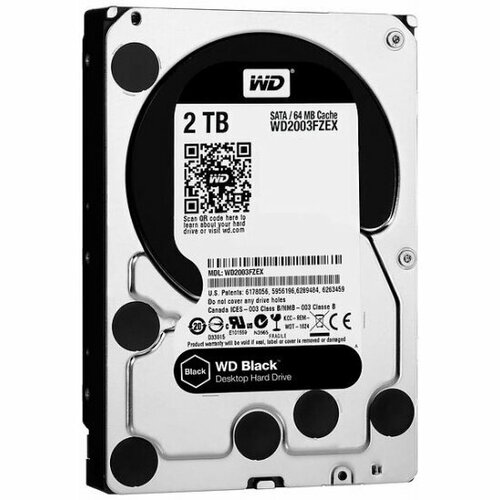 Жесткий диск WD Original SATA-III 2Tb WD2003FZEX Black 7200rpm 64Mb 35 1420000₽