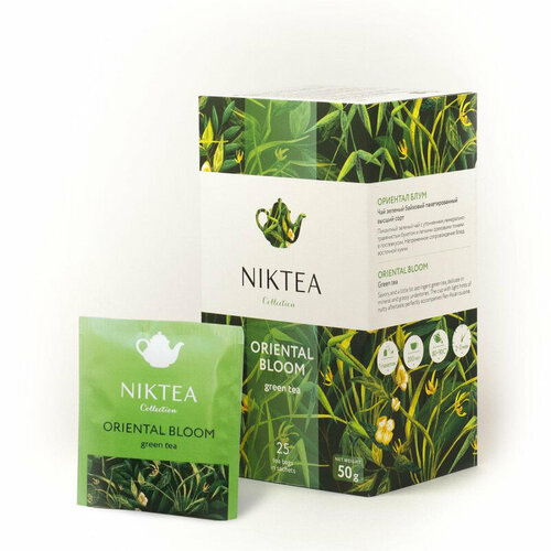 Чай Niktea зеленый Oriental Bloom, 25пак