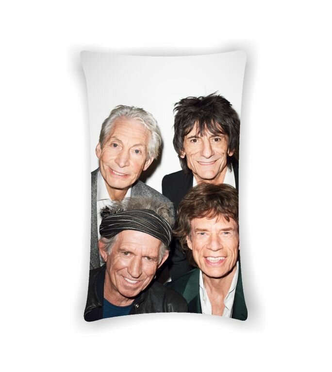 Подушка The Rolling Stones, Роллинг Стоунз №5, С одной стороны