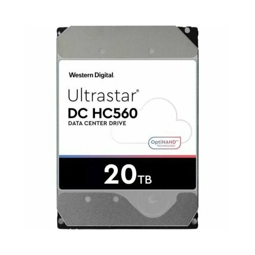 Жесткий диск WD Ultrastar DC HC560 20Tb 0F38785 WUH722020BLE6L4 toshiba 8tb toshiba x300 hdwr480uzsva sata 6 0gb s 7200 rpm 256mb buffer 3 5