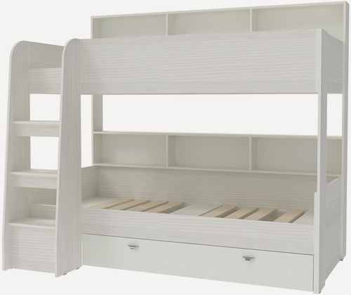 Изображение товара Двухъярусная кровать Golden kids 1 Белое Дерево Белый