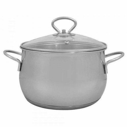 Кастрюля нерж 5,7 л ТРС сфер, ст/кр, индукция