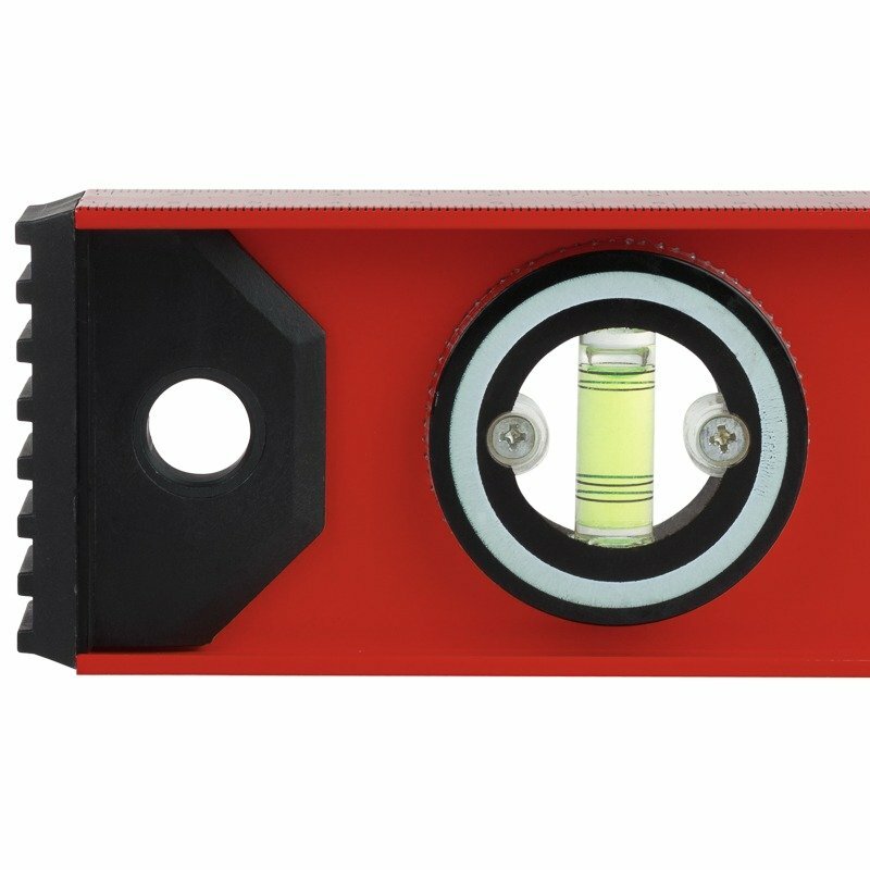 фото Уровень алюминиевый «Рельс», 600 мм, 3 глазка (1 поворотный) REXANT {12-9211}