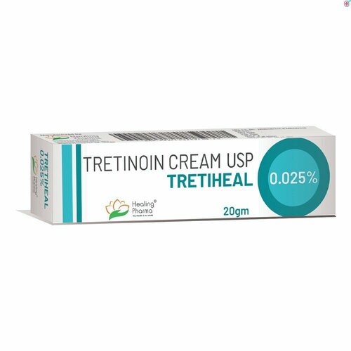 Крем Третиноин 0.025% Healing Pharma для всех типов кожи - восстанавливает, выравнивает, лечит, омолаживает