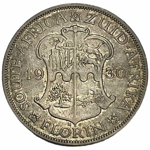 монета 2 шиллинга флорин 1945 великобритания Южная Африка (ЮАР) 2 шиллинга (1 флорин) 1930 г.
