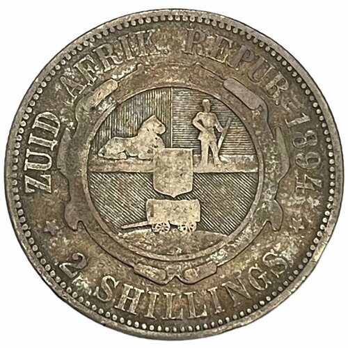 Южная Африка (ЮАР) 2 шиллинга 1894 г. южная африка юар 2 шиллинга 1894 г 2