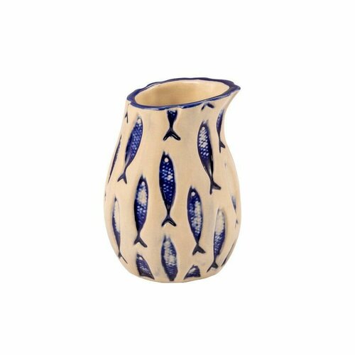 Кувшин для воды керамический Le Coq Thalassios 200 мл 105 см бежевый-синий 2775₽