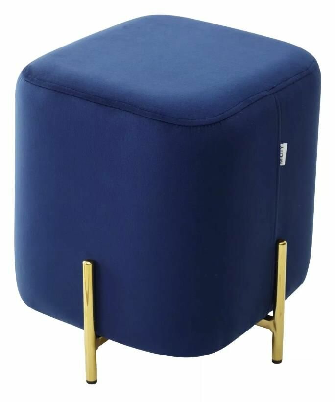 фото Пуф M-CITY ARES BLUVEL-86 NAVY BLUE / GOLD