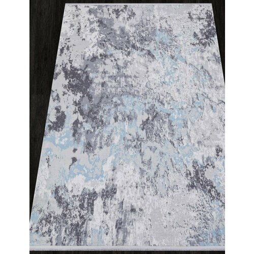 Ковер AB071A - GREY / BLUE - Прямоугольник - коллекция LOTUS (1.2 х 1.8 м)