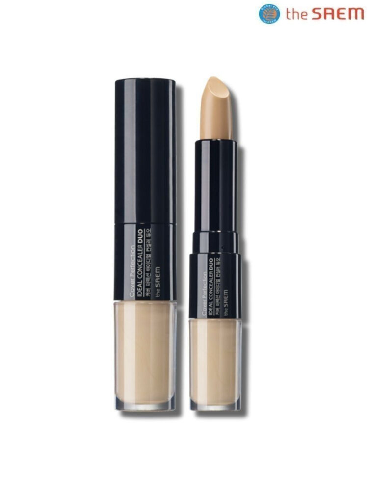 The Saem Консилер двойной Cover Perfection Ideal Concealer Duo 01 Clear Beige