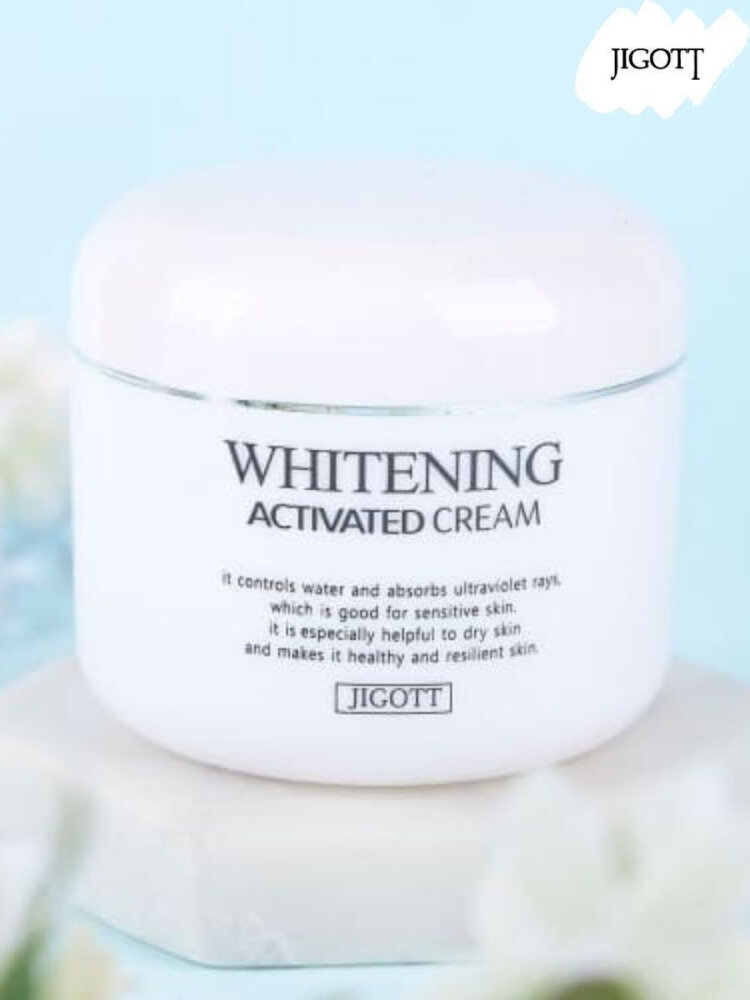 Крем для лица Jigott Whitening Activated Cream 100г - фото №5