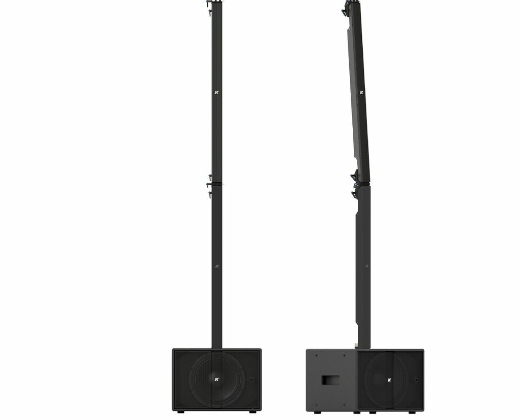 KR102 II / Активный звуковой комплект 1 KS1I + 1 KS1PI + 2 KK102I, черный цвет / K-ARRAY