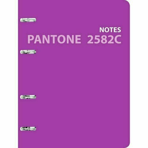 Тетрадь Канц-Эксмо Pantone line No 7, 120 листов, в клетку, на кольцах, А5