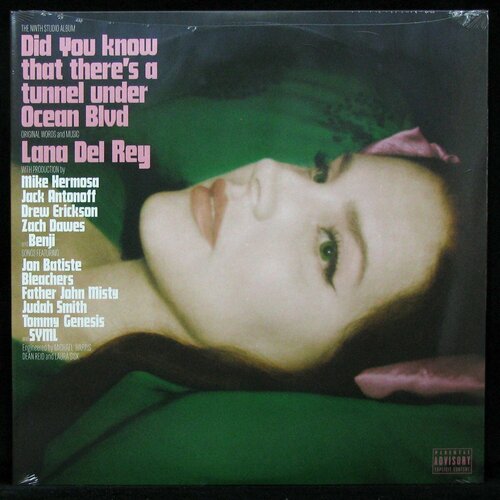 Виниловая пластинка Polydor Lana Del Rey – Did You Know That There's A Tunnel Under Ocean Blvd (2LP, coloured vinyl) поп polydor uk lana del rey chemtrails over the country club target hmv exclusive red vinyl alternative artwork