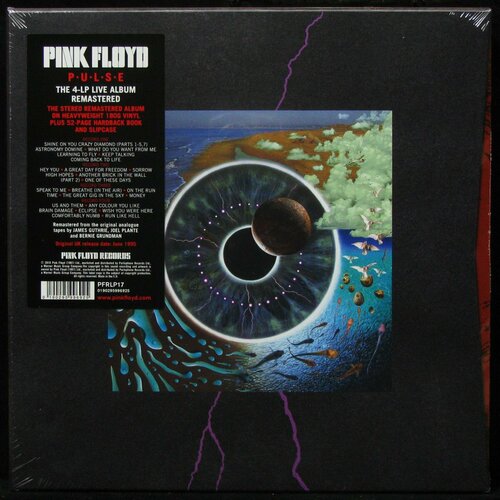 Виниловая пластинка Pink Floyd – Pulse (4LP Box, + book) pink floyd meddle 180 gram black vinyl remastered 12 винил