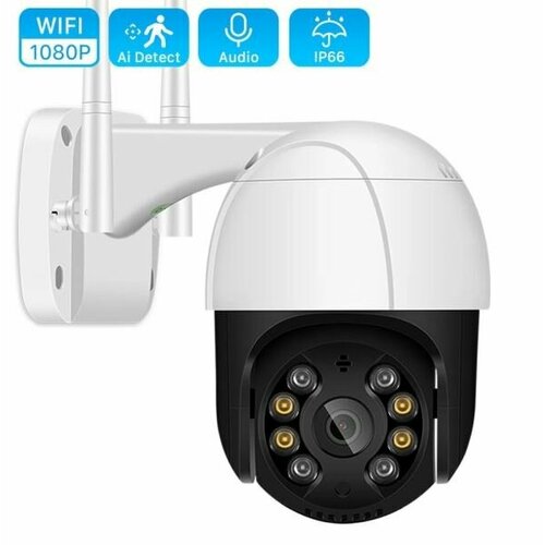 Камера Wifi ip A8-3MP A4886 ICSEE V380 поворотная наружная 293000₽