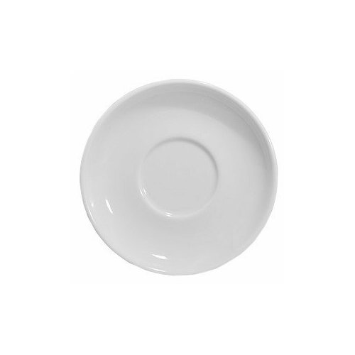 Блюдце, фарфор, D=14см, белый (d`Ancap)