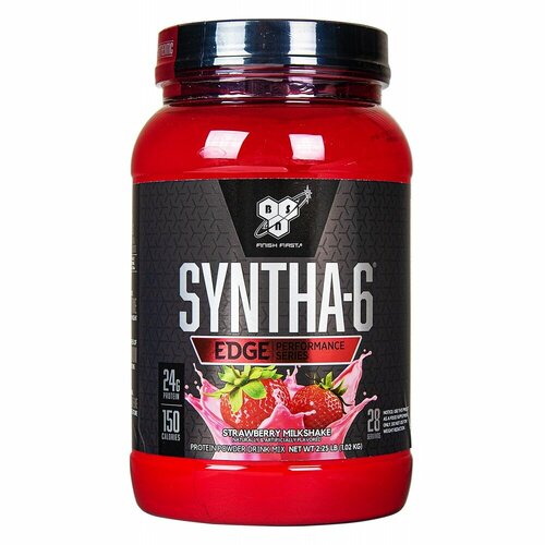 bsn syntha 6 cold stone creamery смесь birthday cake remix 4 56 фунта 2 07 кг Syntha-6 Edge, 1020-1080 г, Vanilla Milkshake / Ванильный Молочный Коктейль, 1020 г