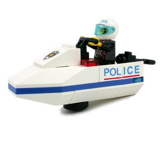 фото Brick Конструктор Полицейский катер 36 деталей арт.122 с 6 лет