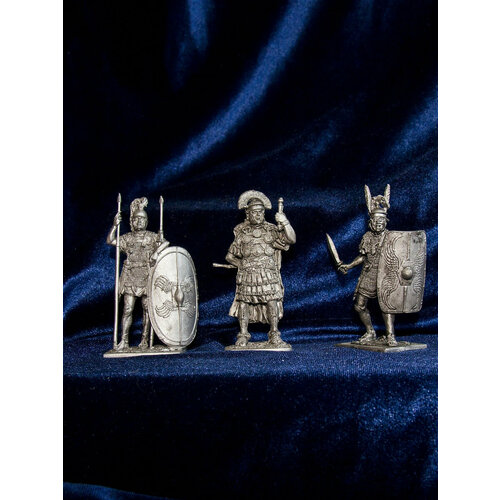 Набор оловянных солдатиков Римские легионеры №2, 3 шт.