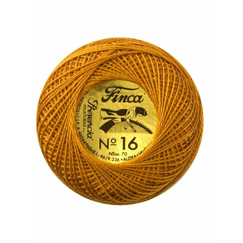 Нитки Мулине Finca Perle, светло-коричневые, 1 упаковка