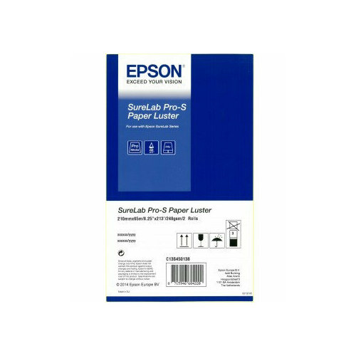 Фотобумага Epson SureLab Pro-S Paper Luster C13S450138BP, 210x65 мм, полуглянцевая