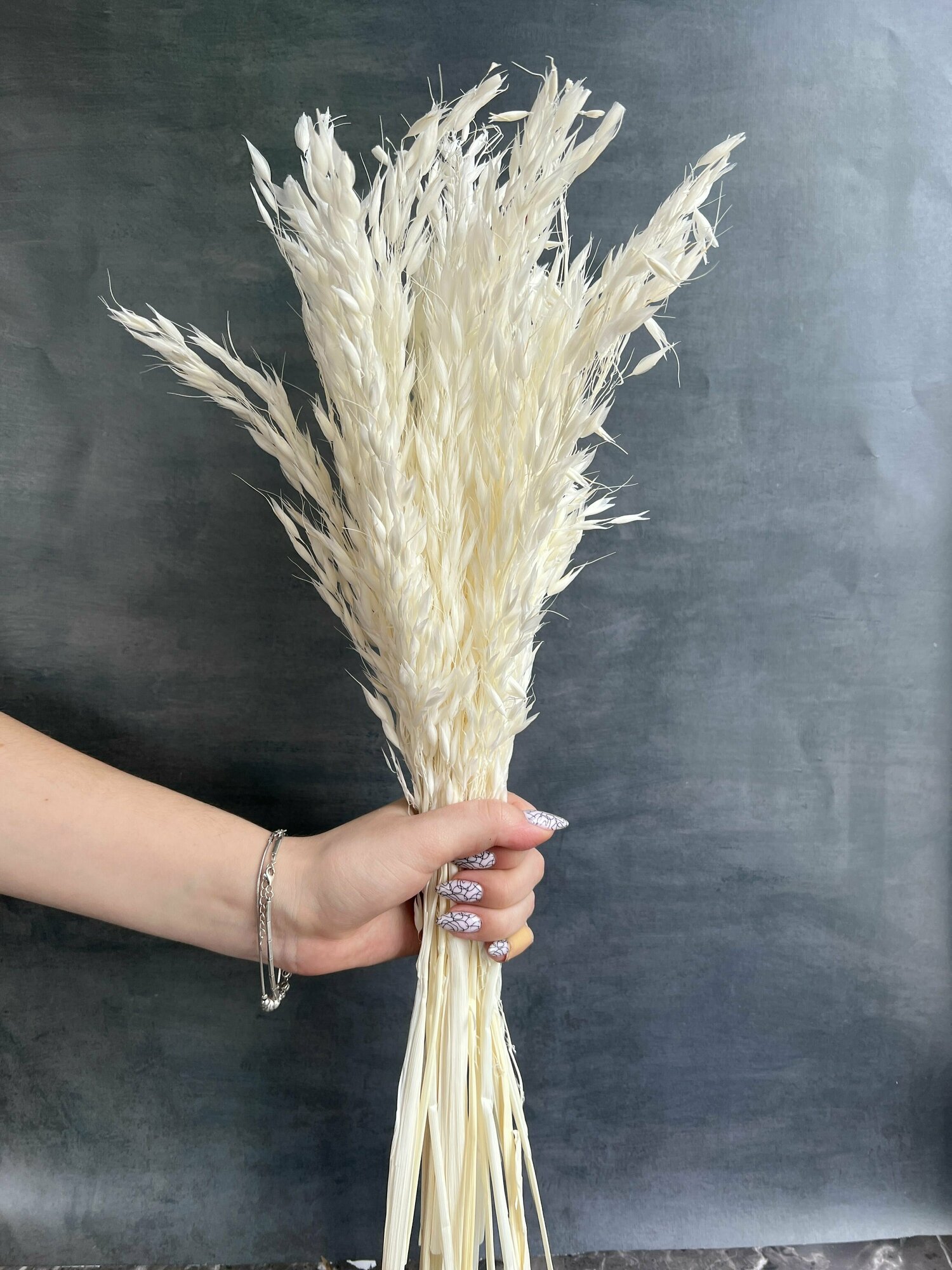 Овес Сухоцвет белый — фото 1