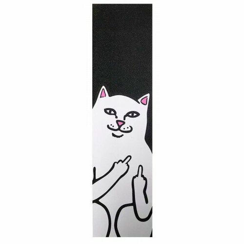 Шкурка RipnDip Lord Nermal Grip Black 2022 для скейтборда / самоката колеса для скейтборда ripndip lord nerm размер 50mm