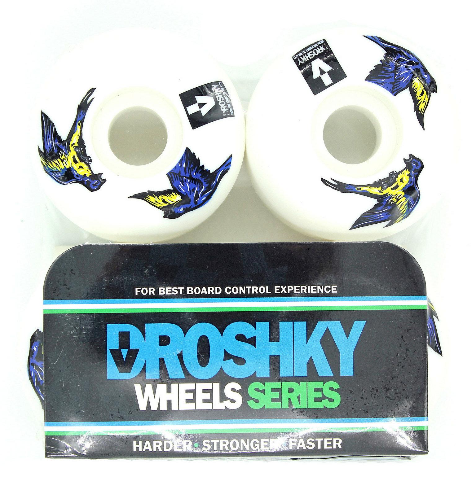 Комплект колес Droshky Wheel Blue Swallow Fight 52*32 mm для скейтборда