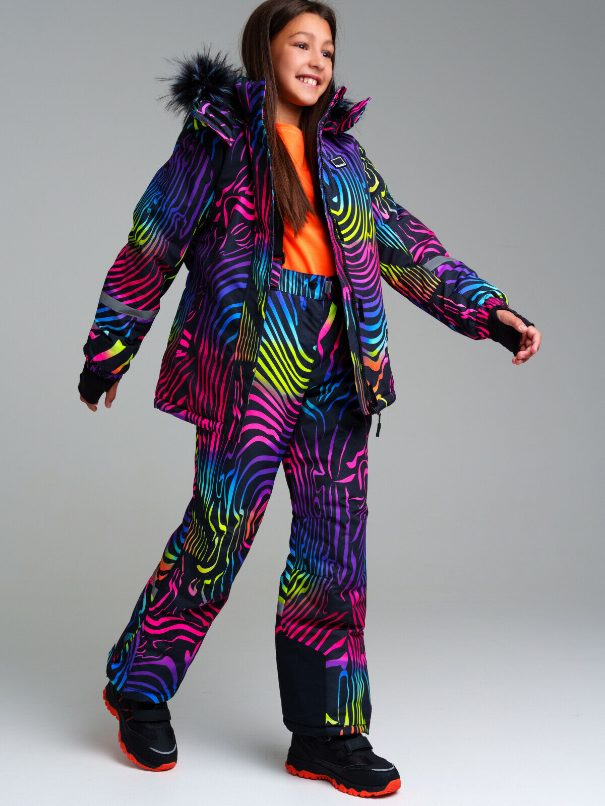 Комплект верхней одежды playToday размер 170  черный