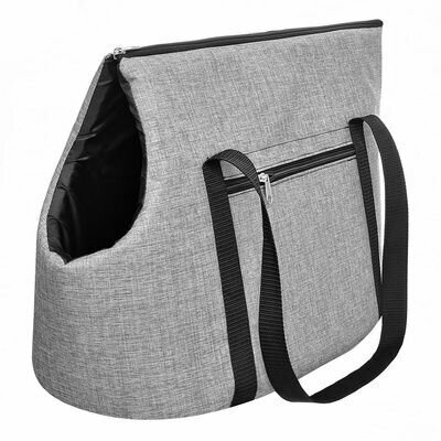 фото Yami-Yami сумка для мопсов, бишонов, нейлон, софтлекс, серый