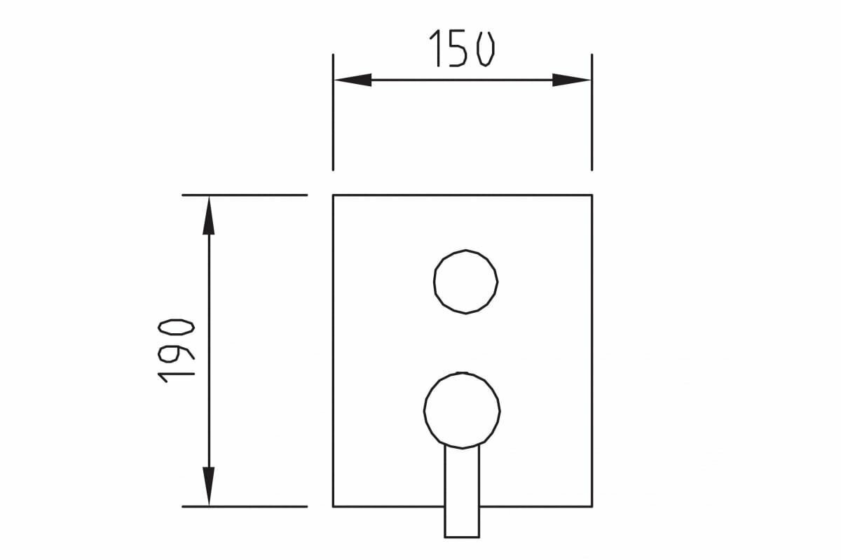 Смеситель для душа Clever - фото №2
