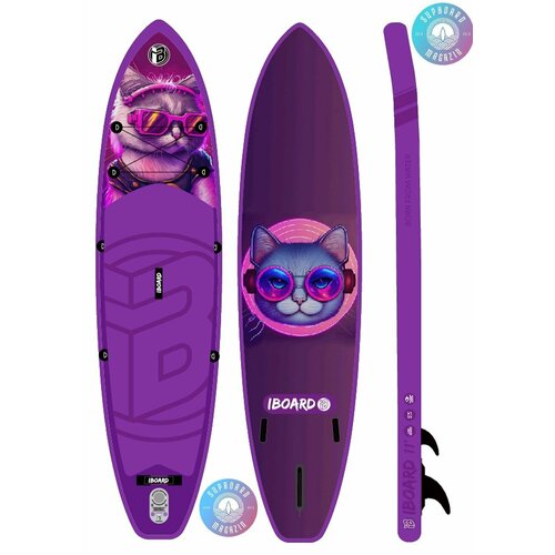 Надувная SUP дoска IBOARD (MEOW) 11'x32 (2023 NEW)