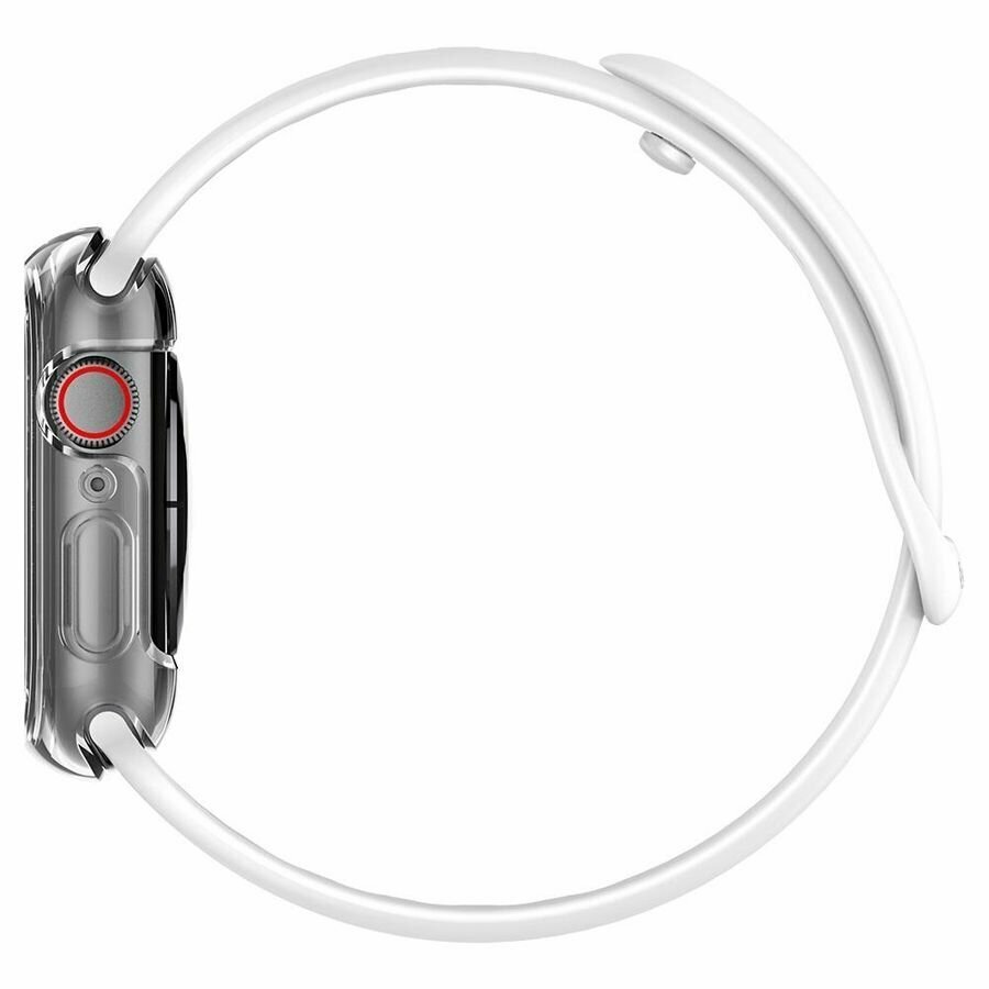 Гибридный чехол SPIGEN для Apple Watch 6 / 5 / 4 (40 мм) - Ultra Hybrid - Прозрачный - ACS00427 — фото 4