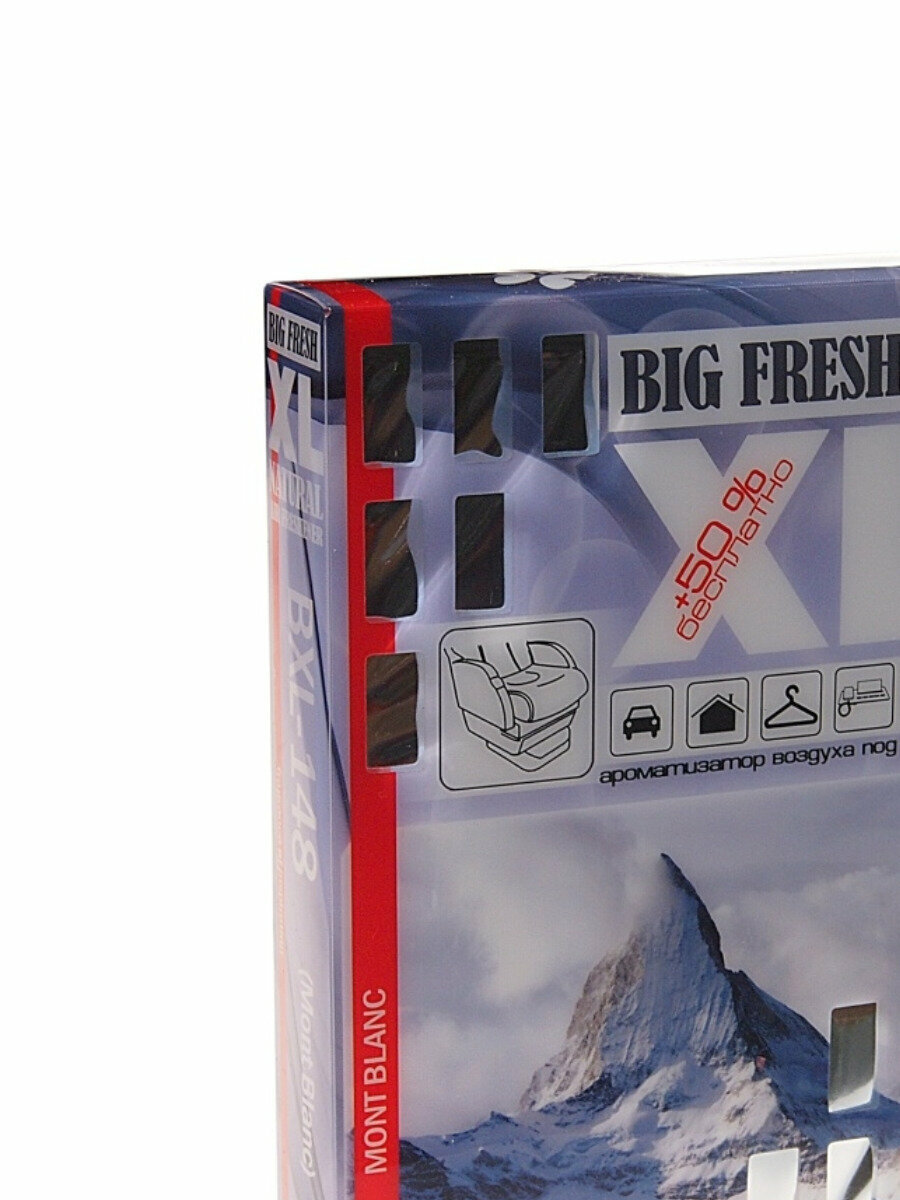 Автомобильный ароматизатор в машину BXL-148 BIG FRESH XL (Mont Blanc) гелевый 300гр FKVJP