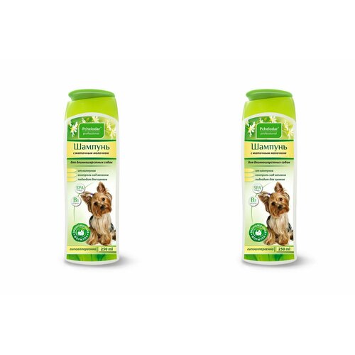 Пчелодар Шампунь для длинношерстных собак гигиенический, с маточным молочком, 250 мл, 2 шт