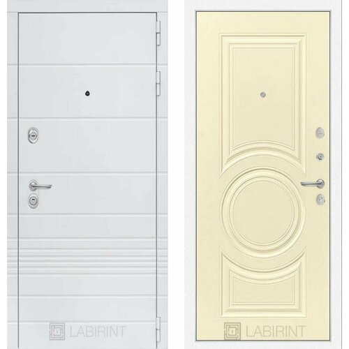 Входная дверь Labirint Trendo 23 Шампань Soft-touch 960x2050, открывание правое входная дверь labirint cosmo 23 шампань soft touch 960x2050 открывание правое