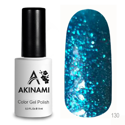 Гель лак Akinami Classic Blue Sparks