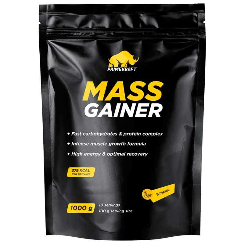 "Prime Kraft Mass Gainer" - 1 кг гейнера со вкусом банана