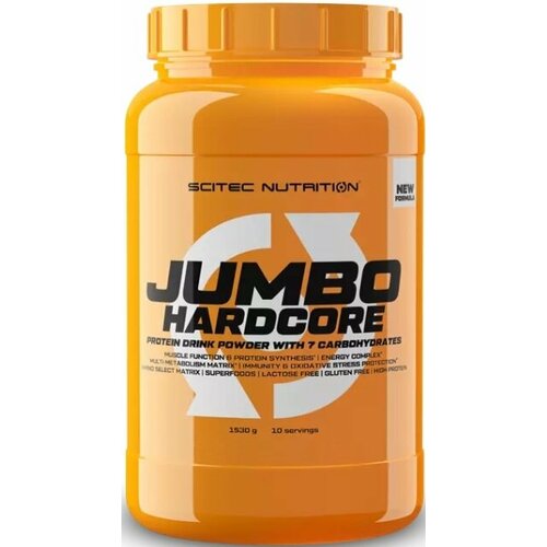 фото Гейнеры высокоуглеводные scitec nutrition jumbo hardcore (1530 г) шоколад