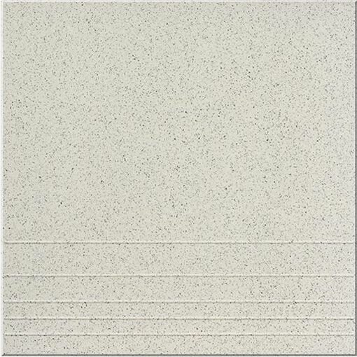 фото УГ 126 ступень керамогранит матовый 300х300х8мм серо-бежевый (15шт) (1,35 кв. м.) / УГ 126 ступени керамогранит неполированный 300х300х8мм серо-бежевый