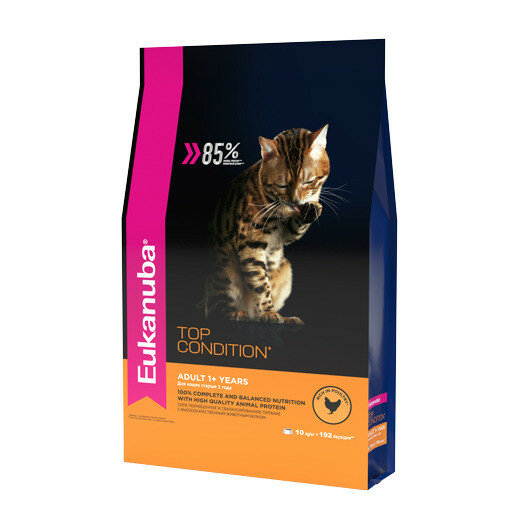 Eukanuba Cat Adult для кошек с птицей - 10 кг