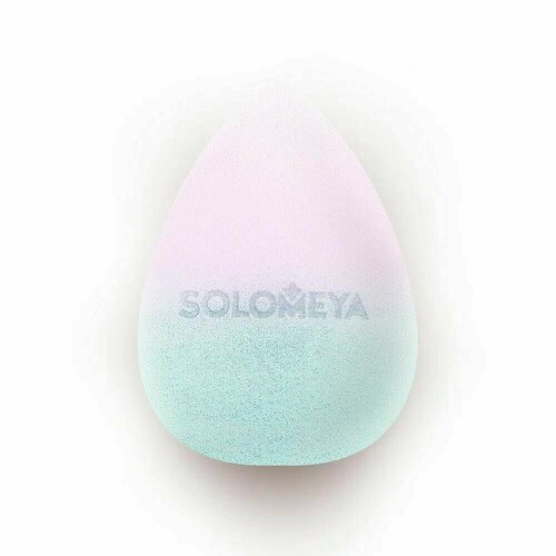 фото Solomeya косметический спонж для макияжа, меняющий цвет blue-pink