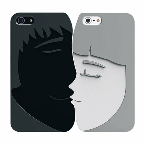 Ozaki Набор чехлов Ozaki O! Coat Lover+ Forever для iPhone 5/SE черный/белый OC532RC