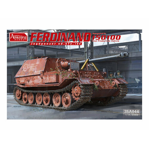 35A044 Amusing Hobby Немецкая САУ Ferdinand Jagdpanzer Sd. kfz.184 (1:35) 35a052 amusing hobby танк тип 72 урал полный интерьер 1 35