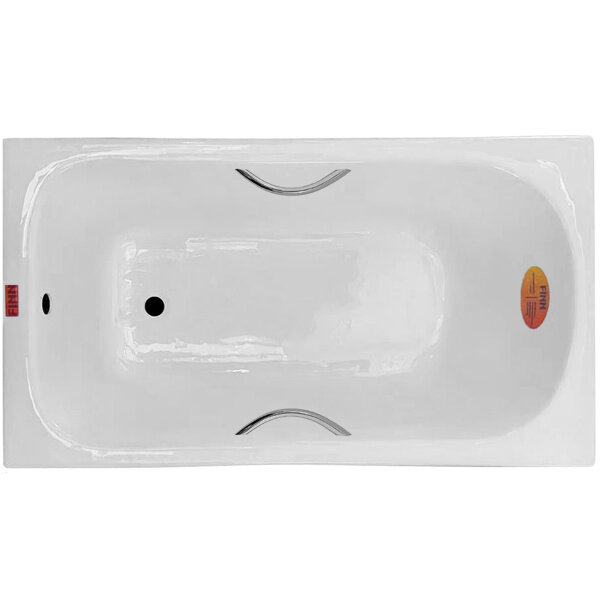 фото Чугунная ванна Finn Standard 130x70 с отверстиями под ручки