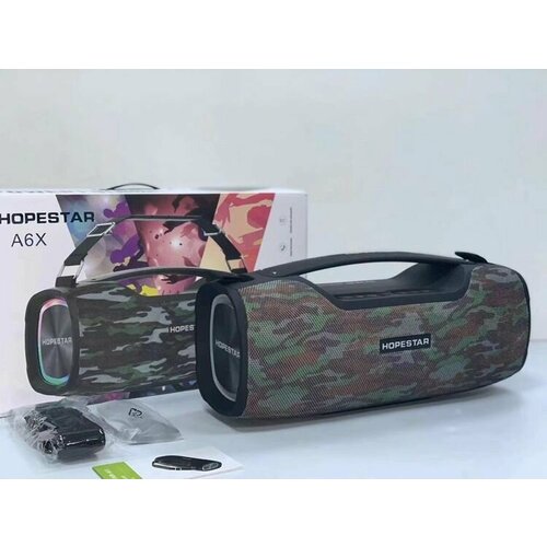 Колонка портативная HOPESTAR A6X хаки-болотная 619900₽