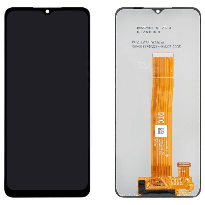 Дисплейный модуль с тачскрином для Samsung Galaxy A12 (A125F) (черный)