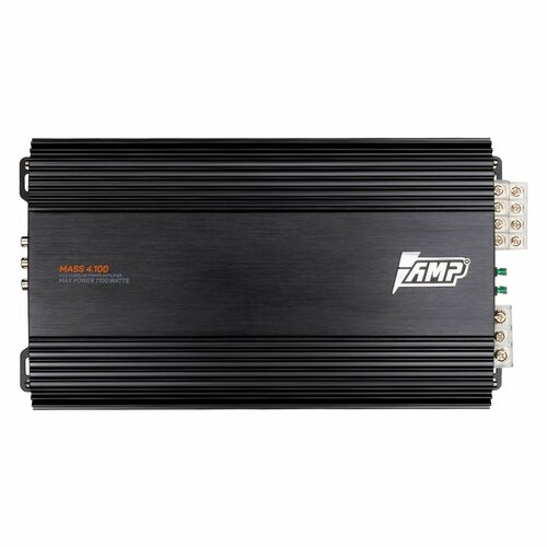 Усилитель автомобильный AMP MASS 4100 100 Вт х 4 4 ом 1100 Вт Класс AB 683200₽
